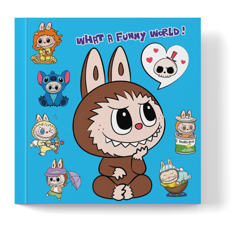 Monstrinho amigo de colorir - Azul