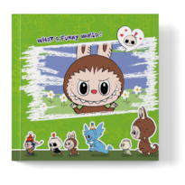 Monstrinho amigo de colorir - Verde