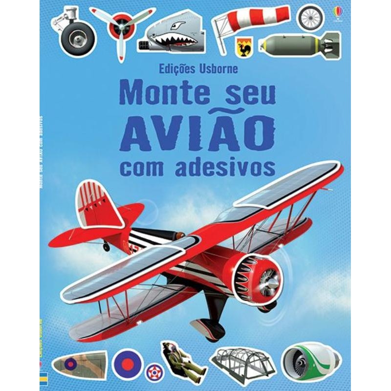 MONTE SEU AVIÃO COM ADESIVOS