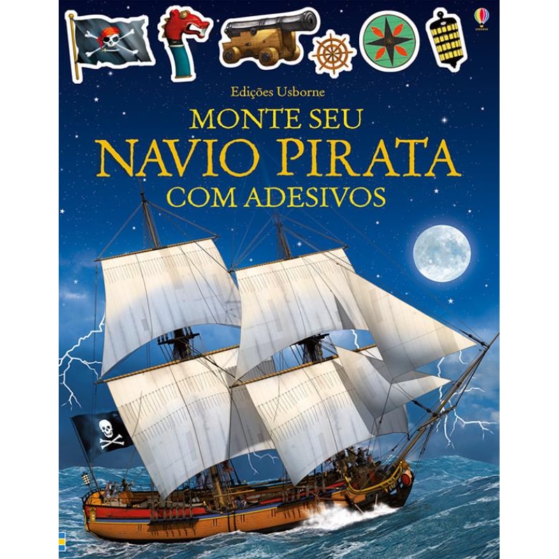 MONTE SEU NAVIO PIRATA COM ADESIVOS