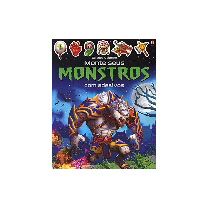 MONTE SEUS MONSTROS COM ADESIVOS