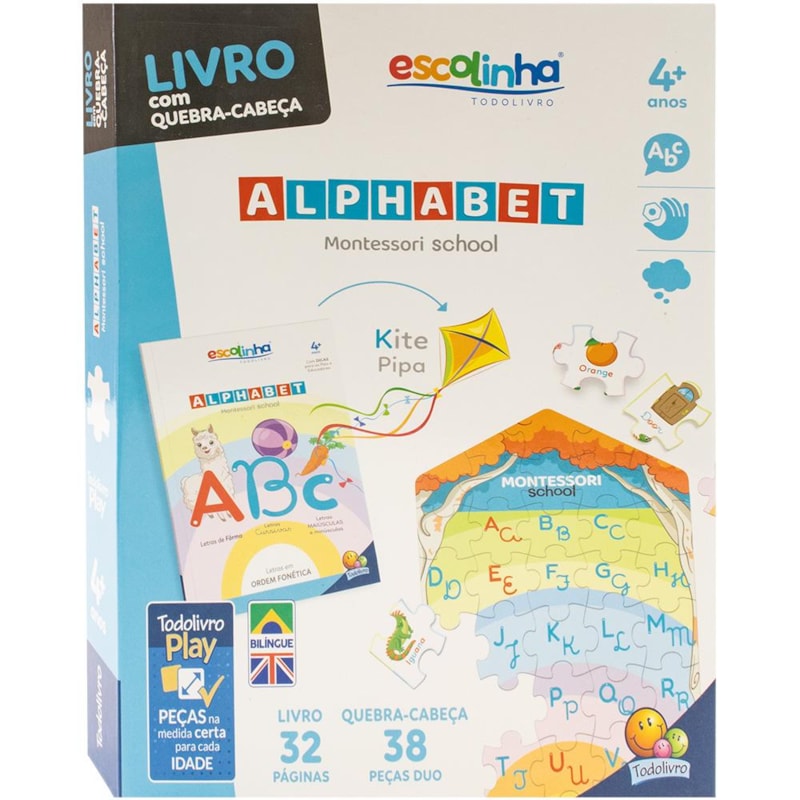 MONTESSORI ESCOLINHA (LIVRO-JOGO)