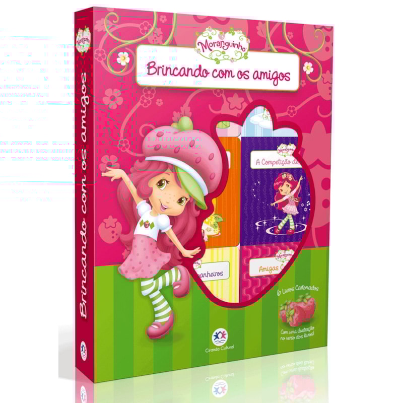 MORANGUINHO - BRINCANDO COM OS AMIGOS - 6 LIVROS CARTONADOS