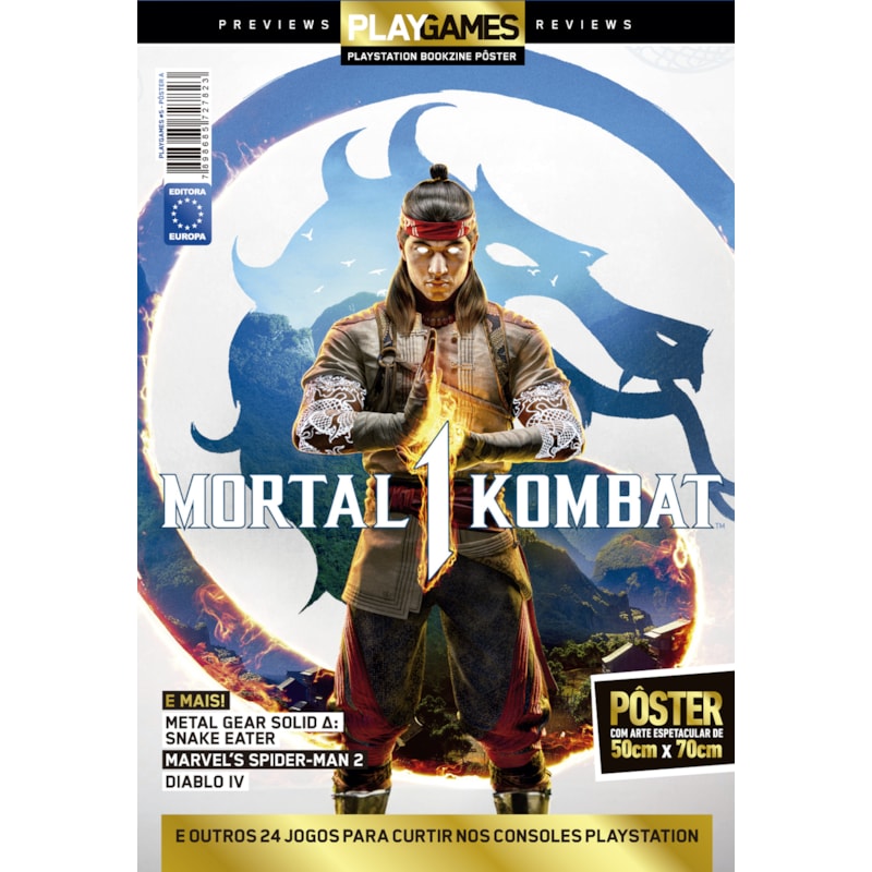 MORTAL KOMBAT 1 - SUPERPÔSTER PLAYGAMES