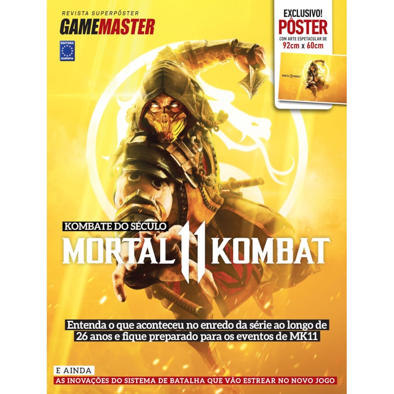 MORTAL KOMBAT 11 - SUPERPÔSTER GAME MASTER