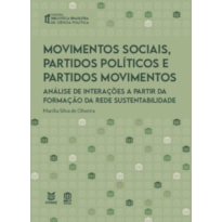 MOVIMENTOS SOCIAIS, PARTIDOS POLÍTICOS E PARTIDOS MOVIMENTOS - ANÁLISE DE INTERAÇÕES A PARTIR DA FORMAÇÃO DA REDE SUSTENTABILIDADE