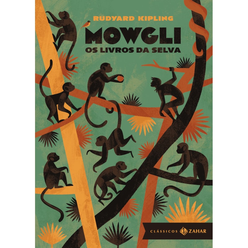 MOWGLI: EDIÇÃO BOLSO DE LUXO (COM ILUSTRAÇÕES ORIGINAIS): OS LIVROS DA SELVA