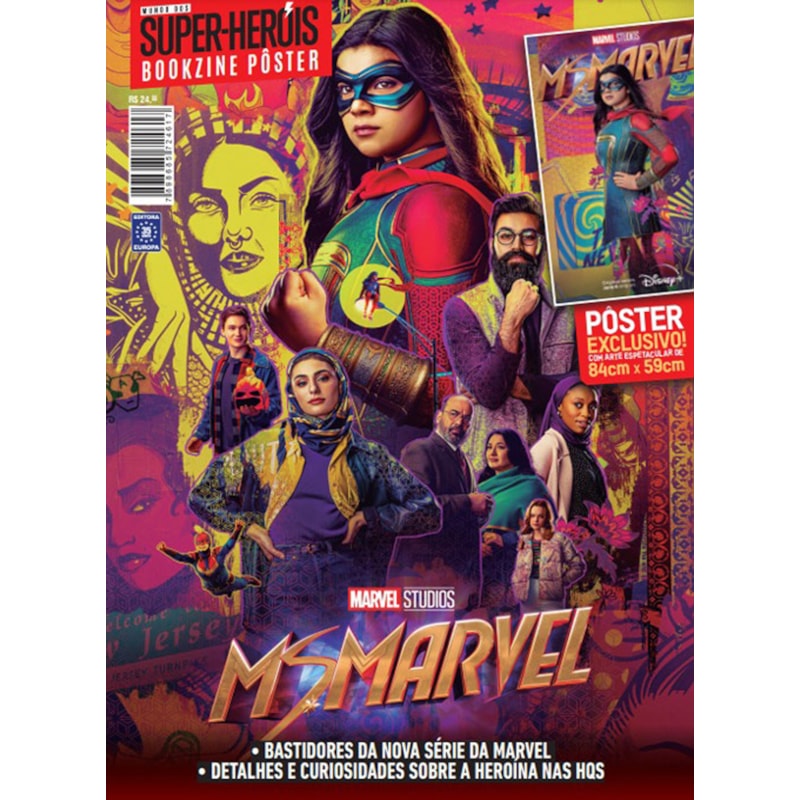 MS MARVEL - SUPERPÔSTER MUNDO DOS SUPER-HERÓIS