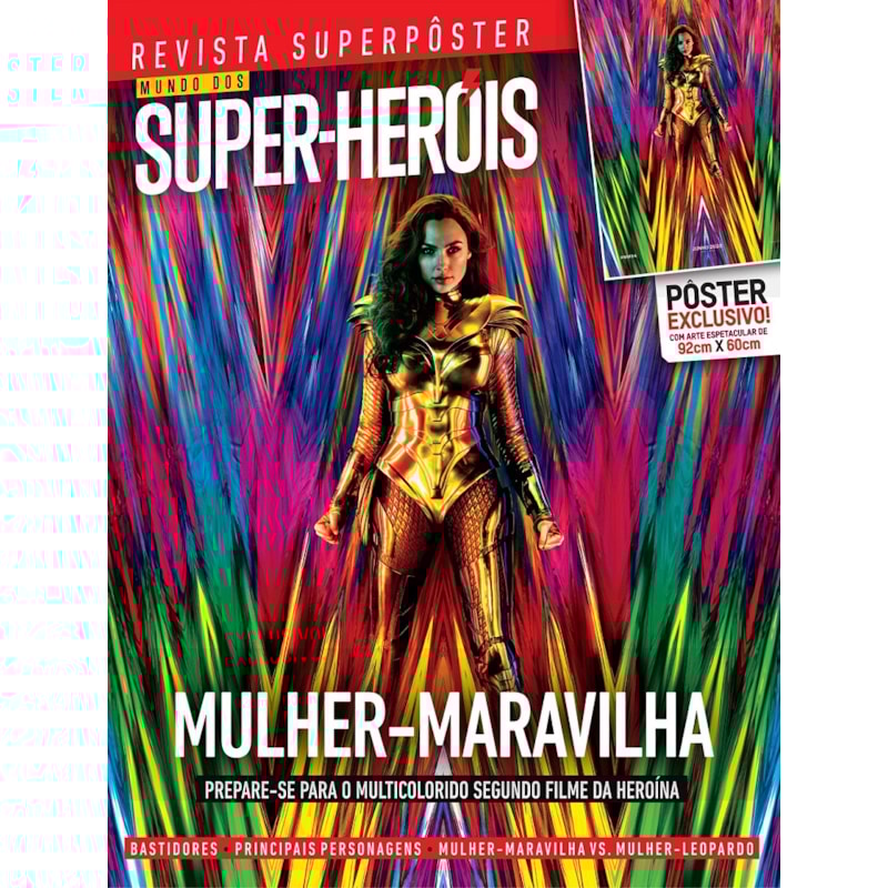 MULHER MARAVILHA - SUPERPÔSTER MUNDO DOS SUPER-HERÓIS