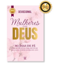 Mulheres com Deus - 365 Dias de Fé - Devocional 2026 - Edição de Luxo Almofadada