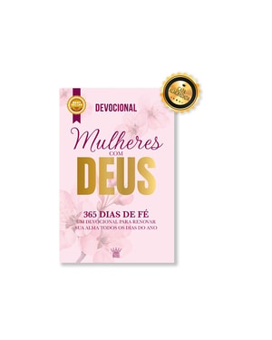 Mulheres com Deus - 365 Dias de Fé - Devocional 2026 - Edição de Luxo Almofadada