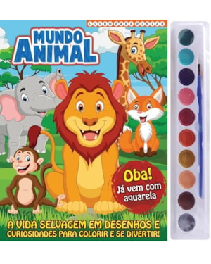 MUNDO ANIMAL LIVRO PARA PINTAR