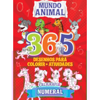 MUNDO ANIMAL - TAPETE 365 DESENHOS PARA COLORIR + ATIVIDADES