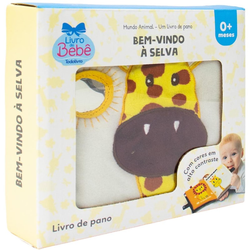 MUNDO ANIMAL - UM LIVRO DE PANO: BEM-VINDO À SELVA