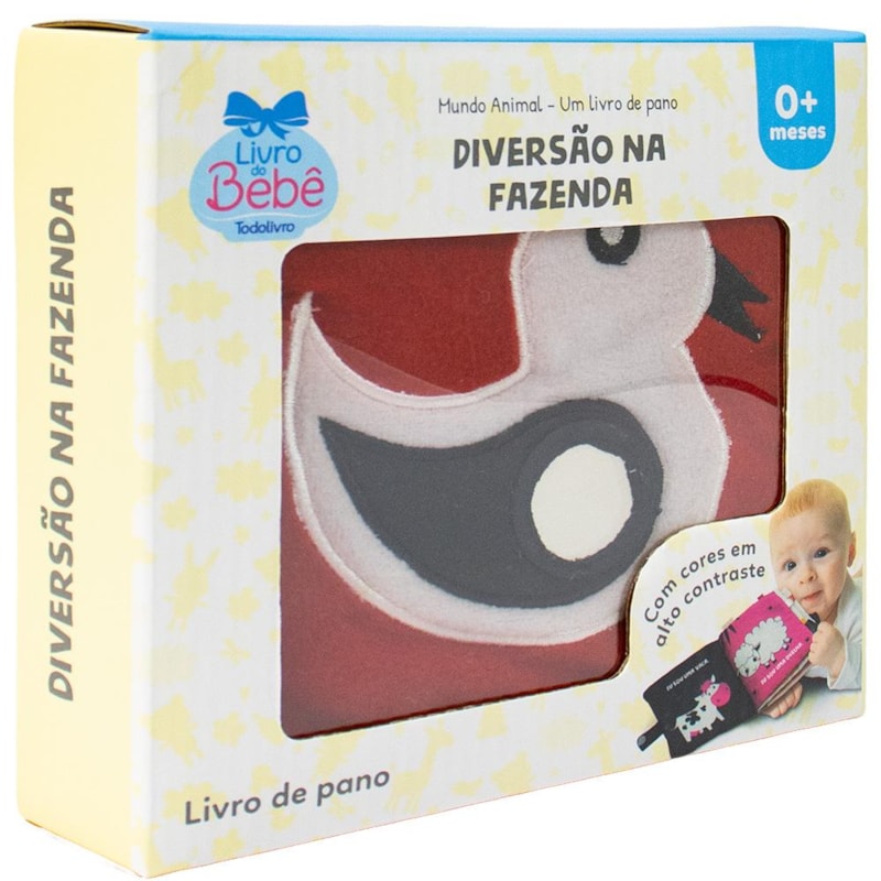 MUNDO ANIMAL - UM LIVRO DE PANO: DIVERSÃO NA FAZENDA