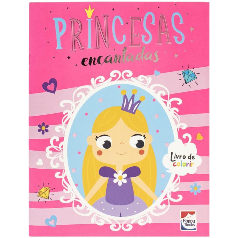 MUNDO DA FANTASIA: PRINCESAS ENCANTADAS PARA COLORIR