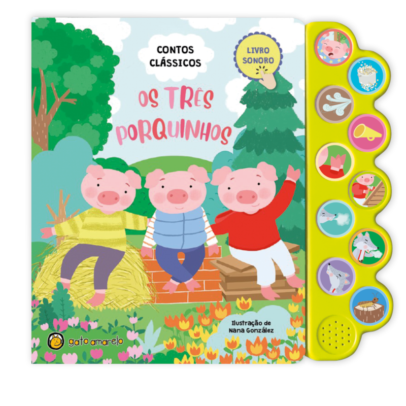 Mundo de sons: os três porquinhos: mundo dos sons