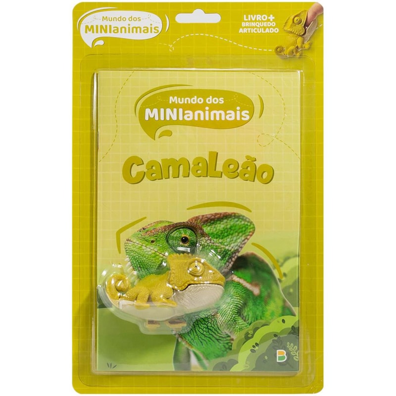 MUNDO DOS MINIANIMAIS - LEIA & BRINQUE: CAMALEÃO