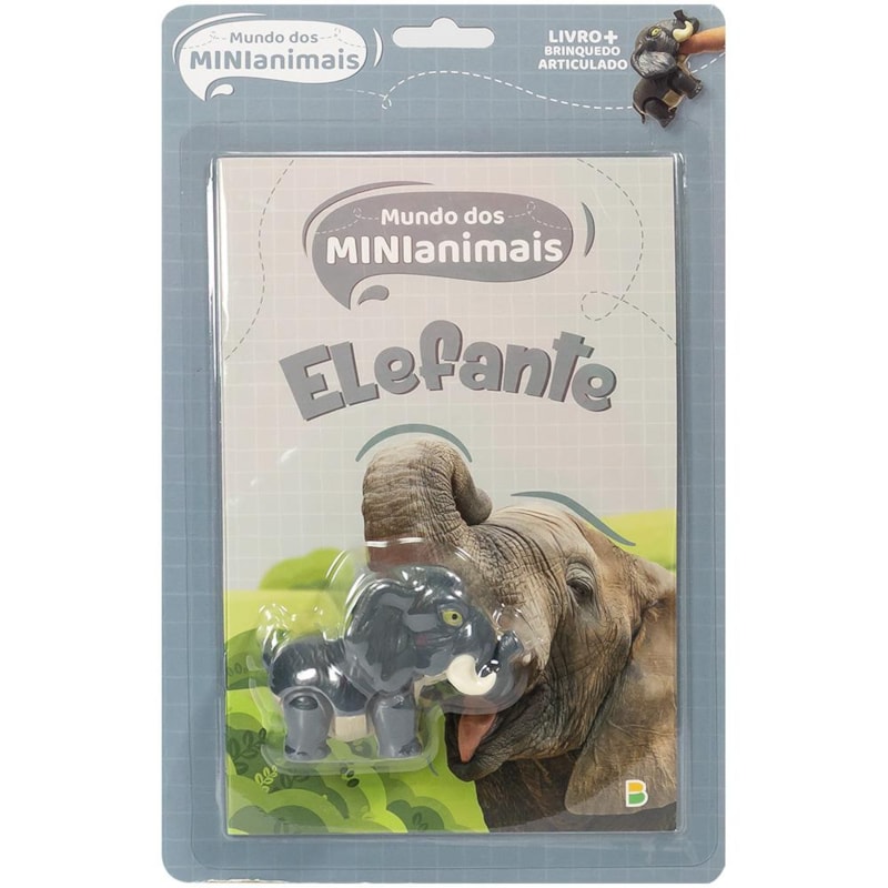 MUNDO DOS MINIANIMAIS - LEIA & BRINQUE: ELEFANTE