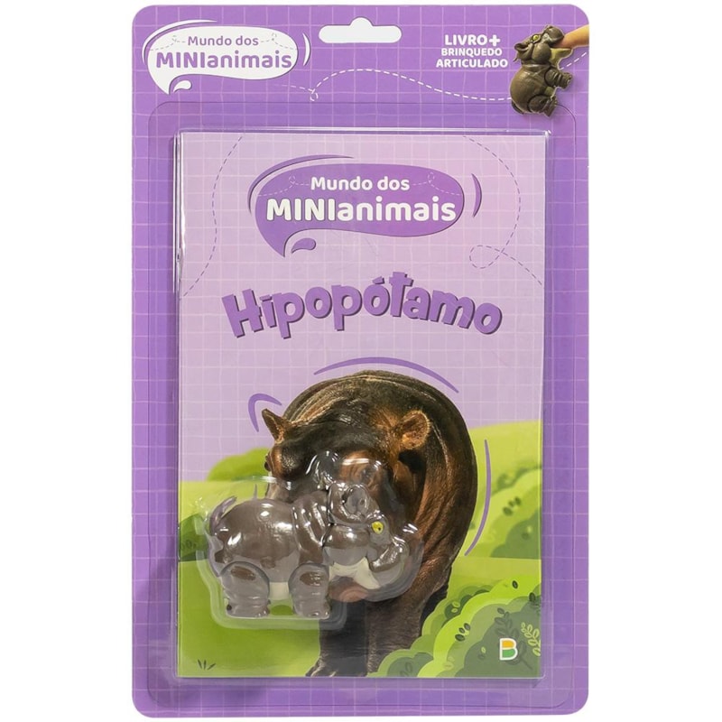 MUNDO DOS MINIANIMAIS - LEIA & BRINQUE: HIPOPOTAMO