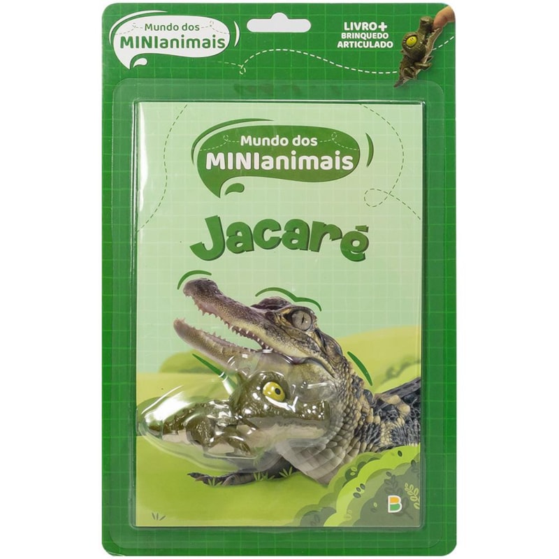 MUNDO DOS MINIANIMAIS - LEIA & BRINQUE: JACARÉ