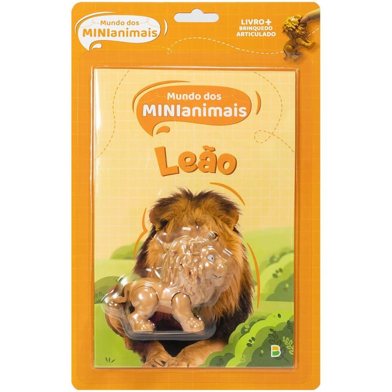 MUNDO DOS MINIANIMAIS - LEIA & BRINQUE: LEÃO