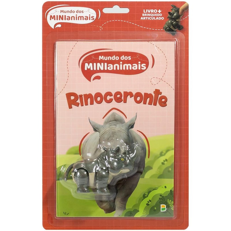 MUNDO DOS MINIANIMAIS - LEIA & BRINQUE: RINOCERONTE