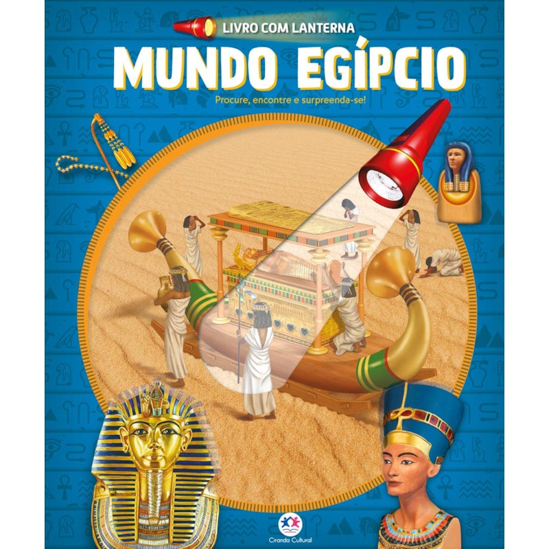 MUNDO EGÍPCIO - LIVRO COM LANTERNA
