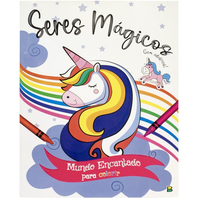 MUNDO ENCANTADO PARA COLORIR: SERES MÁGICOS
