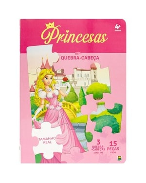 Mundo Encantado: Princesas em quebra-cabeça