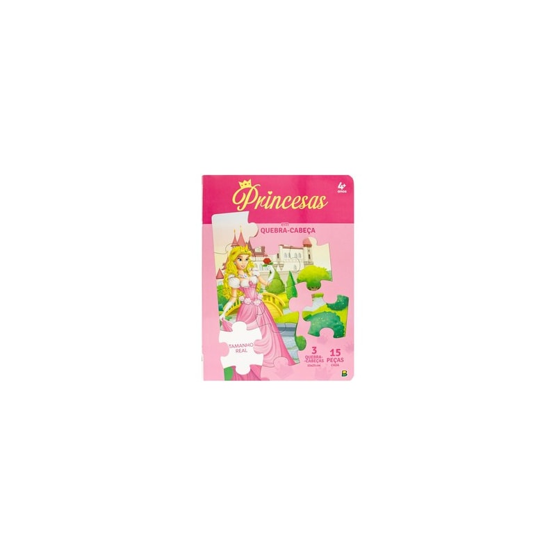 Mundo Encantado: Princesas em quebra-cabeça