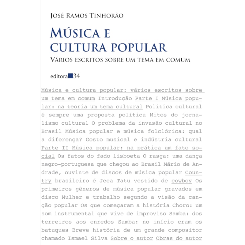Música e cultura popular: vários escritos sobre um tema em comum