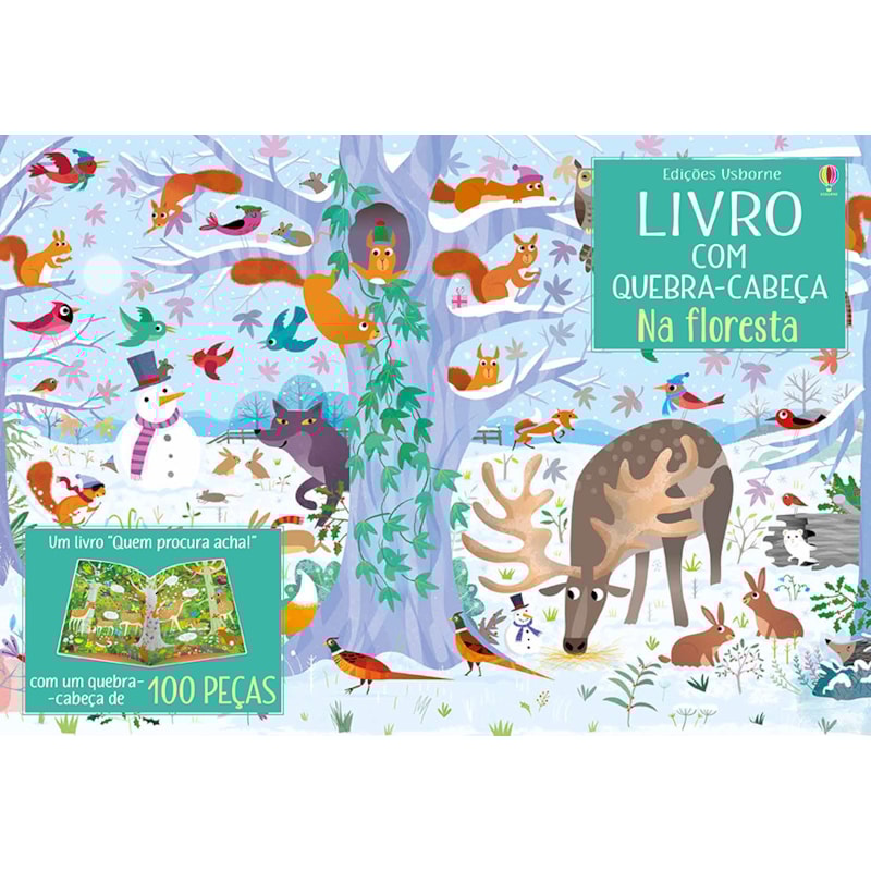 NA FLORESTA: LIVRO COM QUEBRA-CABEÇA