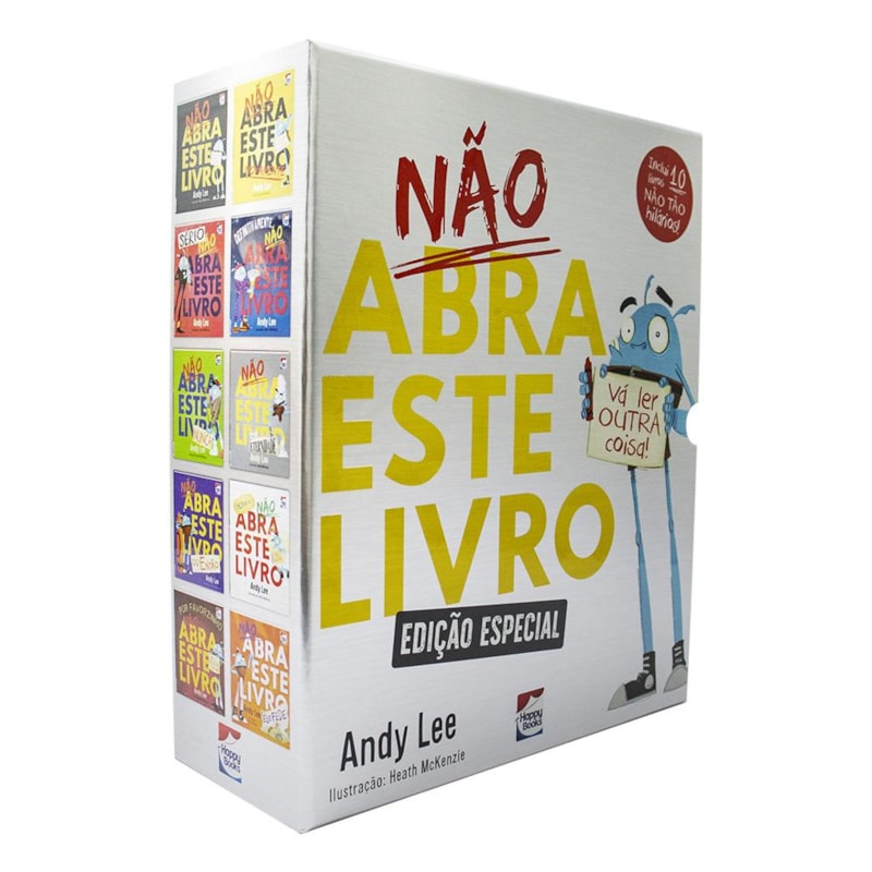 NÃO ABRA ESTE LIVRO: BOX C/10 UND.