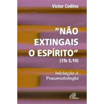 NÃO EXTINGAIS O ESPÍRITO (1 TS 5,19): INICIAÇÃO À PNEUMATOLOGIA