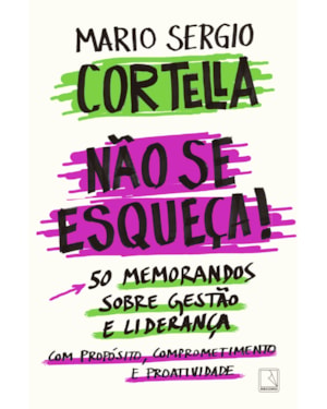 NÃO SE ESQUEÇA!: 50 MEMORANDOS SOBRE GESTÃO E LIDERANÇA COM PROPÓSITO, COMPROMETIMENTO E PROATIVIDADE