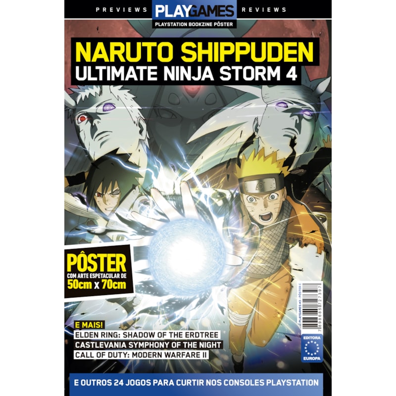 NARUTO SHIPPUDEN - SUPERPÔSTER PLAYGAMES