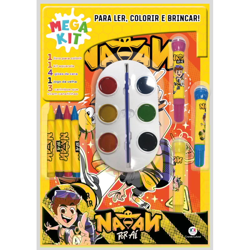 NATAN POR AÍ - PARA LER, COLORIR E BRINCAR