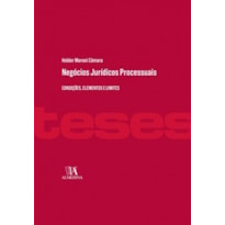 Negócios jurídicos processuais: condições, elementos e limites