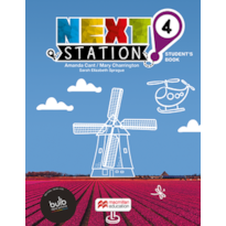 Next station 4: NEXT STATION STUDENT''S BOOK WITH WORKBOOK W/BULB & CLIL-4
