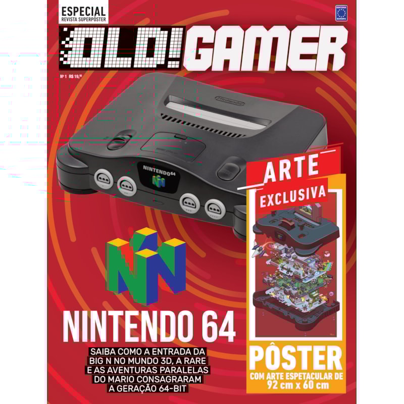 NINTENDO 64 - SUPERPÔSTER OLD!GAMER
