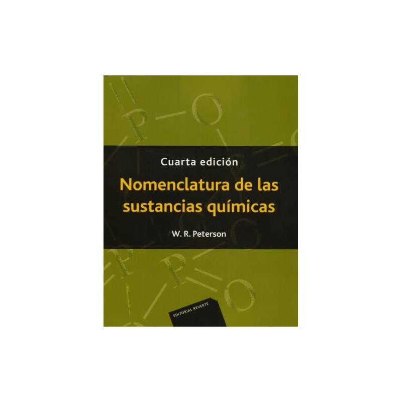 Nomenclatura de las sustancias químicas