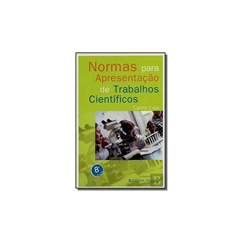 NORMAS PARA APRESENTACAO DE TRABALHOS CIENTIFICOS