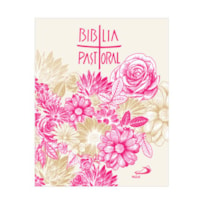 NOVA BIBLIA PASTORAL BOLSO FLORAL ROSA