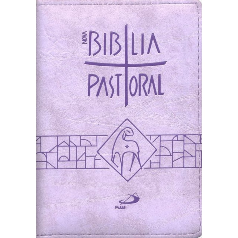 NOVA BIBLIA PASTORAL BOLSO ZIPER LILAS