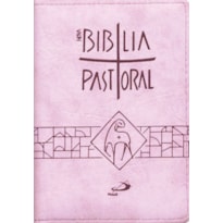 NOVA BIBLIA PASTORAL BOLSO ZIPER ROSA