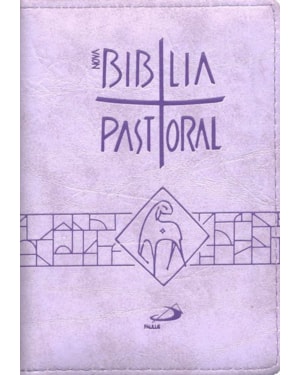 NOVA BIBLIA PASTORAL MEDIA ZIPER LILAS