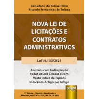 NOVA LEI DE LICITAÇÕES E CONTRATOS ADMINISTRATIVOS - LEI 14.133/2021