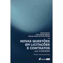 NOVAS QUESTÕES EM LICITAÇÕES E CONTRATOS (LEI 14.133/2021) - 2023