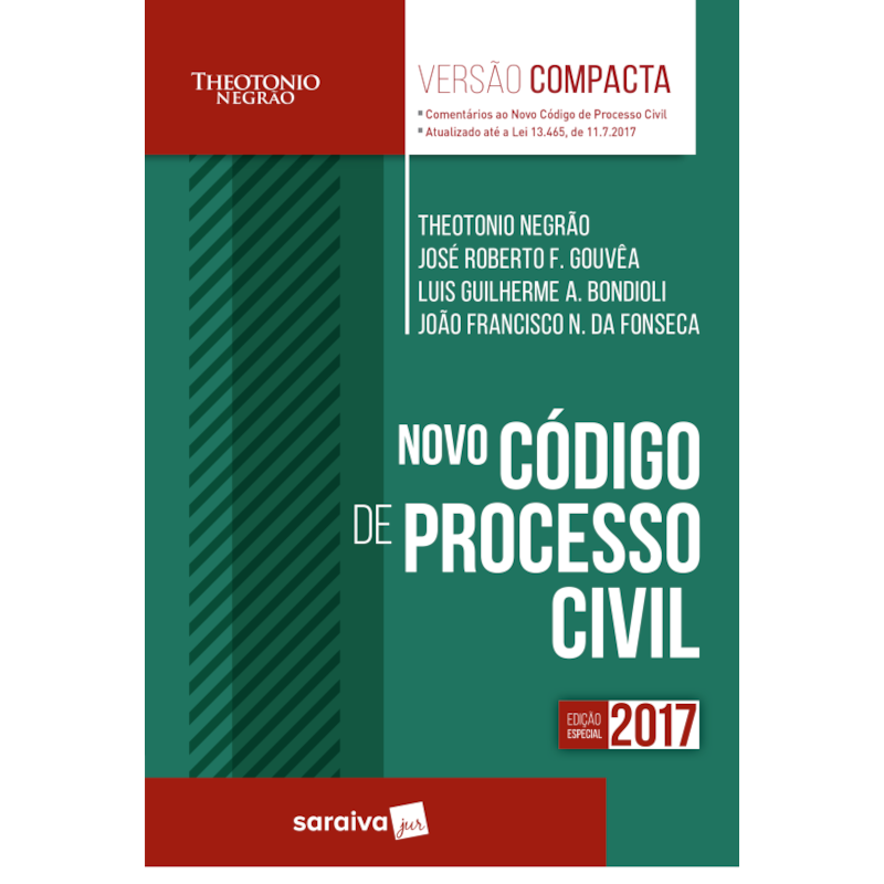 NOVO CÓDIGO DE PROCESSO CIVIL - 1ª EDIÇÃO 2017